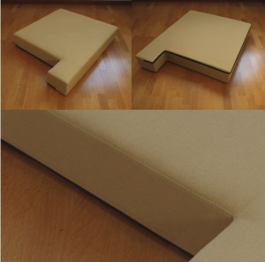 肘掛逃がし装着例