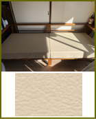 フレームタイプソファに収まる2Pクッション