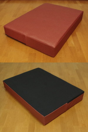 裏面にスベリ止め生地張り